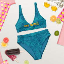 Load image into Gallery viewer, Sea witch cute illustrated made to order Recycled high-waisted bikini
