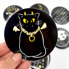 Charger l&#39;image dans la galerie, Into the Void Sticker Pack | black kitty cat cute fun stickers
