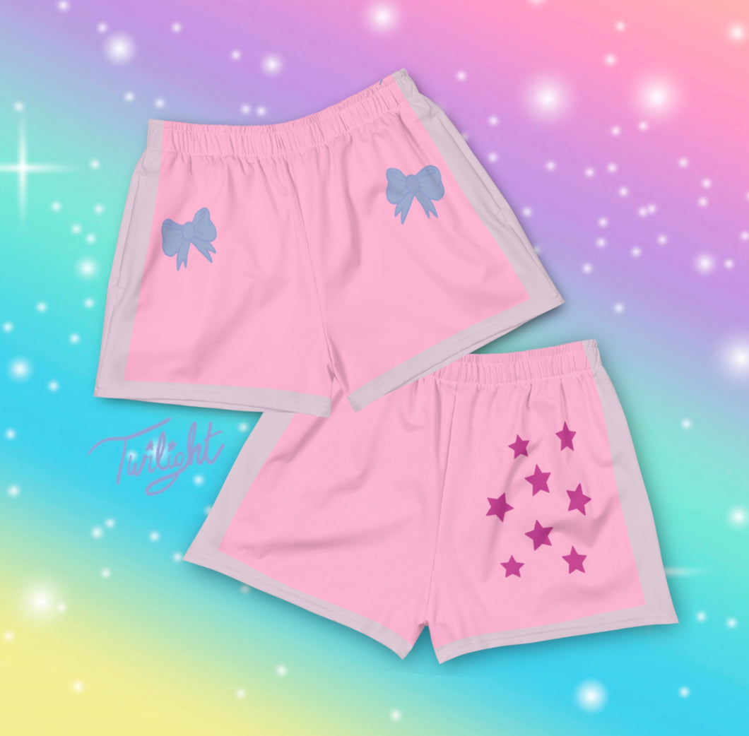 Twilight Retro Style 'My Little Pony' Women’s Athletic Short Shorts