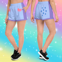 Load image into Gallery viewer, Sparkle Retro Style &#39;My Little Pony&#39; Women’s Athletic Short Shorts
