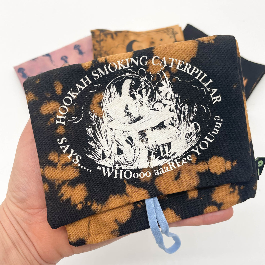 Handmade Tie Dyed Pouch - Tobacco/Make up/Tarot Cards