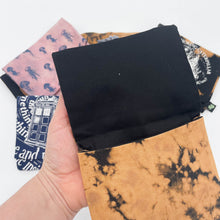 Lade das Bild in den Galerie-Viewer, Handmade Tie Dyed Pouch - Tobacco/Make up/Tarot Cards
