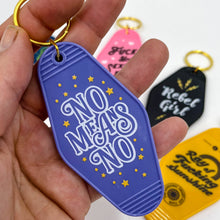 Load image into Gallery viewer, The Sassy and Sardonic Club - Motel Keychain Collection
