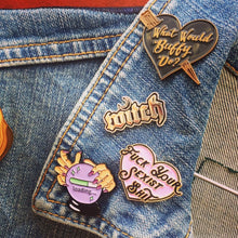 Load image into Gallery viewer, F*ck your Sexist Sh*t enamel pin - ScreenGirl Merch
