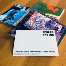 Charger l&#39;image dans la galerie, Screen Print Test Print Off Cuts Exhibition Post Cards
