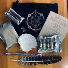 Load image into Gallery viewer, Moon Crystal Beginner baby Witch Kit starter set incense herbs altar pagan Wicca witchcraft planets - ScreenGirl Merch
