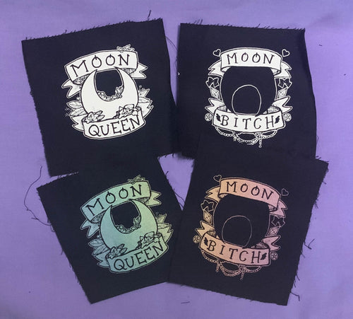 Moon Queen and Moon Bitch Patches - ScreenGirl Merch