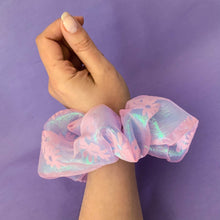 Load image into Gallery viewer, Magical flower power organza scrunchies - hand made - ScreenGirl Merch
