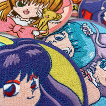 Load image into Gallery viewer, Embroidered iron on Ranma, Shampoo, Creamy Mami Card captor Sakura patch
