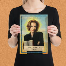 Lade das Bild in den Galerie-Viewer, Saint Scully Our Lady of Logic Poster
