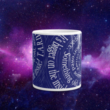 Load image into Gallery viewer, Tardis Dr Who Wibbly Wobbly Time and Space Printed Mug
