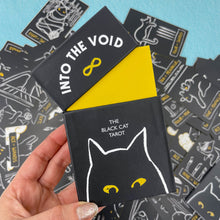 Load image into Gallery viewer, Into the Void - Black Cat Tarot Card Deck
