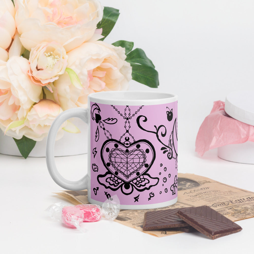 Sailor Moon Pink Printed Mug